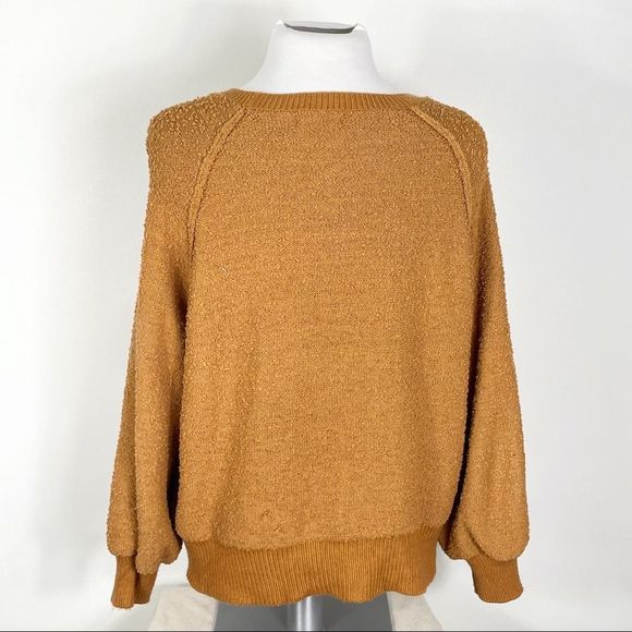 Altar’d State Nubby Knit Bubble Sleeve Sweater - Picture 7 of 9